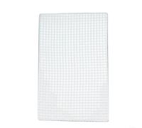 HomeVortex Malla rectangular para barbacoa, rejilla de alambre de acero galvanizado de 40 x 100 cm para cocinar pescado, carne, verduras, rejilla resistente para barbacoa soldada por puntos para
