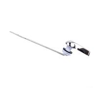 HomeVortex Palanca de descarga de tanque de inodoro con acabado cromado, mango de montaje frontal o lateral compatible con la mayoría de inodoros estándar, construcción de metal para baño y hogar (1#)