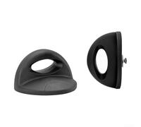 HomeVortex Paquete de 2 pomos de repuesto para tapa de olla, asas resistentes al calor, para sartén, hervidor, tapas de utensilios de cocina, negro, 2.5 x 1.4 pulgadas