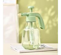 HomeVortex Pulverizador de jardín de 1,5 L, con boquilla ajustable, regadera de niebla fina, para plantas, botella de spray transparente ligera, con mango ergonómico, verde (1)