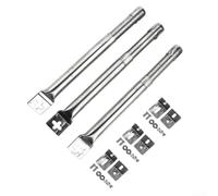 HomeVortex Quemadores de tubo ajustables para barbacoa, 30-45 cm, paquete | Piezas de repuesto de acero inoxidable, parrilla de gas, diámetro de 25,4 mm, para varias marcas y modelos