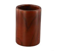 HomeVortex Soporte de madera para utensilios de cocina, estante de almacenamiento de cubiertos de cocina, para cucharas, tenedores, palillos, tubo organizador redondo de 3.34 x 5.12 pulgadas