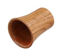 HomeVortex Taza de madera de azufaifo natural de 2.5 x 3.1 pulgadas, acabado marrón para té, café, jugo, vino, versátil, cocina, comedor, uso al aire libre, fácil de limpiar, idea de textura de grano