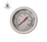 HomeVortex Termómetro bimetálico para parrilla de barbacoa con sonda de 4 cm, esfera de 5,2 cm para horno y cocina, calibre de -17.8-371.1 °C, color blanco