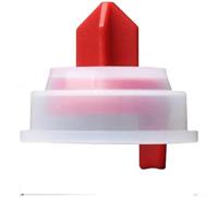 HomeVortex Válvula de entrada de agua, 43758, para válvula de descarga de cisterna GROHE, sello de goma para anillo, repuesto de piezas de inodoro de silicona ABS, transparente 2,65 x 2,8 cm