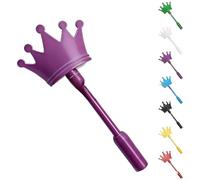 HomeVortex Varita de princesa para tarjeta de crédito, pago sin contacto para niños, Halloween, cosplay, utilería, 14.5 pulgadas (morado)