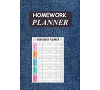 Homework Planner: Student Assignment Organizer for Homework Tracking, Study Planning, School Tasks, Deadlines and Academic Success