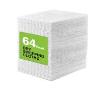 HOMEXCEL Almohadillas de Trapo de Barrido en seco compatibles con Swiffer Sweeper, Almohadillas Desechables para fregona y Limpieza de Suelos, 64 Unidades