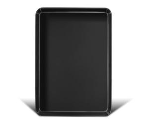 Homikit Bandeja para hornear grande, 40,5 x 30,5 x 2,5 cm, acero al carbono antiadherente, molde rectangular para cocinar hornear, servir saludable y antioxidante, fácil de limpiar,
