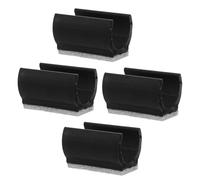 HOMOBABE Almohadillas de Fieltro Paquete de 4 Piezas en Forma Patas de Silla y Muebles, Protectores Antideslizantes y Reductores de Ruido Color Aleatorio para Proteger