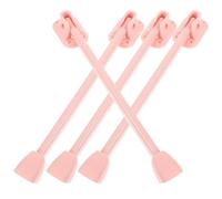 HOMOCONO 4 Piezas Patas Plegables para Mesa de Centro, de Metal Rosa | Fácil Instalación, Alta Capacidad de Carga, Mayor Estabilidad, para Mobiliario, Laptop y Mesa Auxiliar