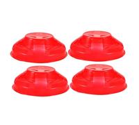 HOMOCONO 4piezas Protector para Detector de Humo Cubierta Resistente para Alarmas contra Incendios Uso Cocina y Hornear Compatible con Sensores de Humos