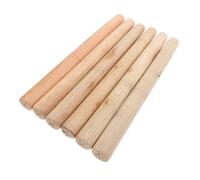 HOMOCONO 6piezas Mango de Madera Mango de Madera para Herramientas de Jardinería para Azada Pico Martillo y Pala Adecuado para Huerto y Uso Exterior