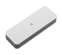 HOMOCONO 8 Piezas Tira de Montaje Debajo del Gabinete de Hierro Plata | Placa Magnética Respaldo Reposicionable, Instalación Fácil, Recambio sin Esfuerzo para Luz LED