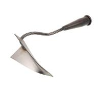 HOMOCONO Azadón de Acero Mango Cómodo para Aflojar Suelo y Abonar, Herramienta Resistente para Trabajos de Jardinería y Paisajismo en Terrenos