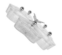 HOMOCONO Bandeja Giratoria Tapa Hermética para Aperitivos con 5 Compartimentos Extraíbles y Diseño Elegante de Plástico en Forma de Corazón para Fiestas Familiares y Mesa de Té