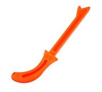 HOMOCONO Bloque de Empuje Portátil de Pp para Carpintería Mango Naranja, Herramienta Segura para Proteger Manos y Facilitar Trabajo en Madera