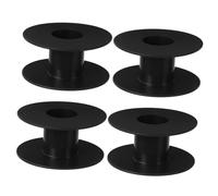 HOMOCONO Carrete Enrollacables de Plástico Negro para Almacenamiento de Cables Eléctricos Gran Capacidad y Organizador Ligero para Uso en Exteriores