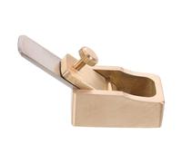HOMOCONO Herramienta de Latón Dorado para Luthier Acabado Fino y Precisión, Mini Cepilladora Manual para Violas en Trabajos Profesionales de Carpintería