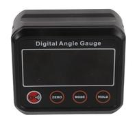HOMOCONO Inclinómetro Digital Magnético de Ángulo, Medición 4x90 Niveles | Pantalla Retroiluminada Verde, Alarma Sonora y Cambio de Modo, ABS Negro para Taller y Garaje