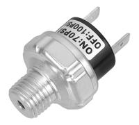 HOMOCONO Interruptor de Presión Compacto Rosca 1/4 para Compresor de Aire Control de Alta y Baja Presión, Material Metálico y Tpfe para Sistemas Hvac y Diversos Entornos