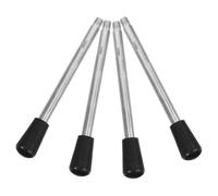 HOMOCONO Manija de Palanca de Sujeción M10 Rosca Macho de Acero al Carbono y Plástico, Diseño Ergonómico para Tareas de Mecanizado en Maquinaria Industrial, Paquete de 4 Piezas