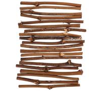 HOMOCONO Palitos de Madera Natural Decoración Versátil para Manualidades 20 Ramas Rústicas Color Café, Material Madera para Eventos Festivos y Arreglos con Flores