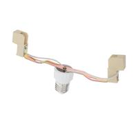 HOMOCONO Portalámparas Cerámico E27 a R7s Adaptador de Base de Bombilla de Cerámica Blanco 21,70x10,00x3,00cm para Bombilla E27 Iluminación Doméstica