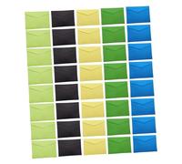 Homoyoyo 50 piezas Sobres Coloridos Autoadhesivos Estándar para Negocios y Oficina Pack Cartas Invitaciones y Facturas