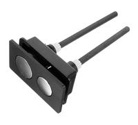 Homoyoyo Botón Pulsador de Inodoro Rectangular Negro Abs de Doble Descarga