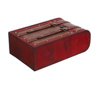 Homoyoyo Caja de Madera Vintage Sola Botella Cajas para Botellas de Vino Portabotellas Decorativo para Bodas y Eventos Festivos