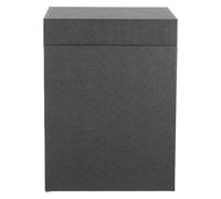 Homoyoyo Caja de Obsequio para Joyas y Flores Preservadas Caja Pequeña con Tapa Gris 155X155X205 MM Antidespolvoreo para Cumpleaños Bodas y Navidad