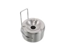 Homoyoyo Cenicero Metálico Adhesivo para Pared Soporte de Almacenamiento, Resistente al Viento, Adecuado para Hogares y Bares, Tamaño Compacto
