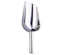 Homoyoyo Cuchara para Hielo de Acero Inoxidable, Pala Pequeña para Cubitos Gran Capacidad y Resistente, Accesorio Adecuado para Cocina Doméstica