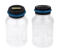 Homoyoyo Hucha Electrónica Digital con Contador Automático de Monedas, Gran Capacidad, Plástico Abs Resistente, Pantalla LCD Integrada, sin Batería, Adecuada para Guardar Dinero y Uso