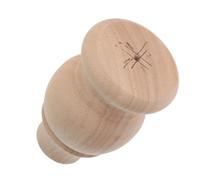 Homoyoyo Pata de Mueble de Madera Tallada Beige, Redonda y Elegante