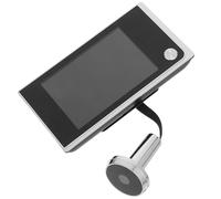 Homoyoyo Visor de Puerta Electrónico, Ojo Gato Visual de 120° Gran Angular, Monitoreo en Real, Inalámbrico, Plástico y Metal, para Hoteles y Apartamentos