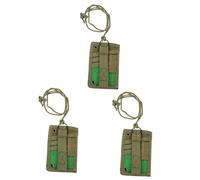 HOMSFOU 3 Piezas Soporte para Tarjetas de Identificación de Oxford Funda Protectora de Cartas Multiusos para Oficina y Exterior para Empleados y Estudiantes