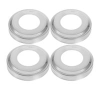 HOMSFOU 4 Piezas Cubierta Acero Inoxidable Pulg para Baranda de Piscina Enterrada Protección para Pasamanos Repuesto para Escalera