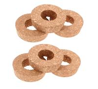 HOMSFOU 6 Tapones de Corcho Cónicos Juego de 6 Piezas Fácil Manejo de Agua para Macetas de Vidrio Hidropónicas con Orificio para Plantas en Escritorios y Alféizares