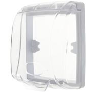 HOMSFOU Cubierta De Timbre Impermeable Transparente Tapa para Timbre Exterior con Diseño Autoadhesivo Protección contra Lluvia para Timbres Interfonos Lectores De Huellas Y Controles De Acceso