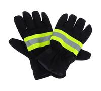 HOMSFOU Guantes Resistentes al Calor para Trabajo de Rescate Profesional, Ignífugos Poliéster-algodón, Ideales para Escenarios Peligrosos y Emergencias