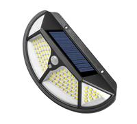 HOMSFOU Luz De Pared Con Sensor Solar Luces Movimiento Exterior Muro Luz De Pared Solar