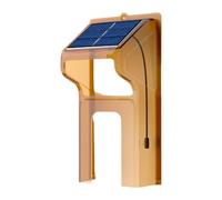 Homyl Cubierta para Timbres Protección de Lluvia Protector Solar Impermeable Accesorio para Acceso Instalación Sin Complicaciones Cubierta Resistentes, Leonado