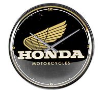 Nostalgic-Art Reloj de Pared Retro, Ø 31 cm, Honda MC - Motorcycles - Idea de Regalo para Fans de Honda, Official License Product (OLP), Gran decoración para la Cocina, diseño Vintage