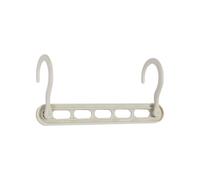 Honey-Can-Do Perchas de plástico Blancas Plegables en Cascada, Paquete de 20 HNG-09214 Blanco