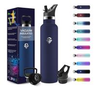 HoneyHolly Botella Agua Acero Inoxidable 1 litro, Botella Termo Sin BPA, Botella Agua Termica, Aislamiento Al Vacío de Doble Pared, Termo Agua Fria, Cantimplora Termica para Adultos, Deporte, Oficina