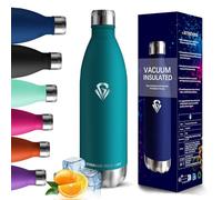 HoneyHolly Botella agua Acero Inoxidable, Botella Termica - 1000ml sin BPA, Botella de Agua Deportiva, Doble Pared al Vacío a Prueba de Fugas, Cantimplora Termica para Gimnasio