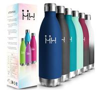 HoneyHolly Botella agua Acero Inoxidable, Botella Termica - 1000ml sin BPA, Botella de Agua Deportiva, Doble Pared al Vacío a Prueba de Fugas, Cantimplora Termica para Gimnasio