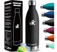 HoneyHolly Botella agua Acero Inoxidable, Botella Termica - 1000ml sin BPA, Botella de Agua Deportiva, Doble Pared al Vacío a Prueba de Fugas, Cantimplora Termica para Gimnasio